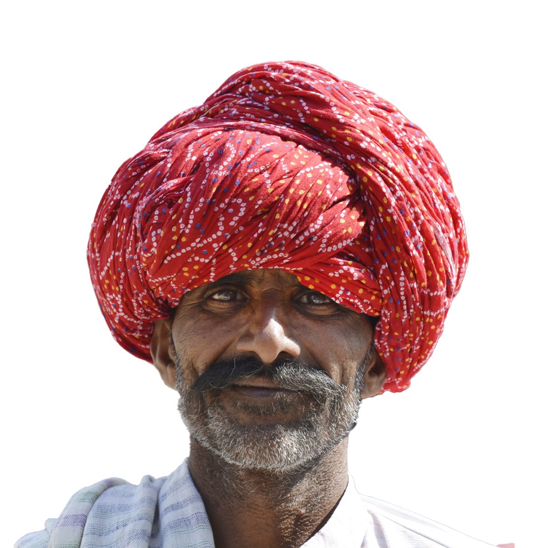 Rød turban, Indien